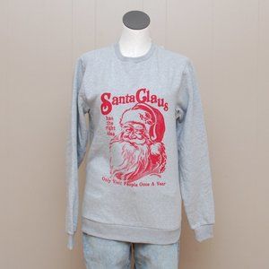 Denim and Flower Women's Grey Christmas Sweater